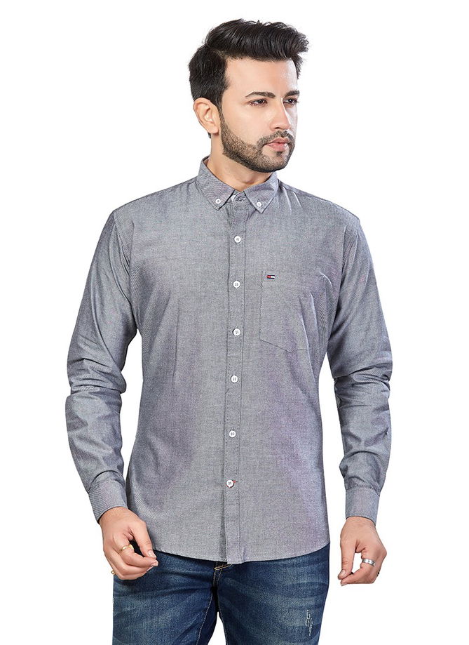 Outluk 1419 Oxford Cotton Regular Wear Mens Shirt Collection